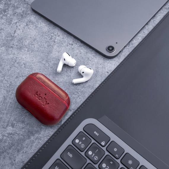 Bags, Original Designer Airpod Case Only In Red