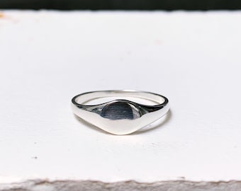 Sterling silver mini ID ring