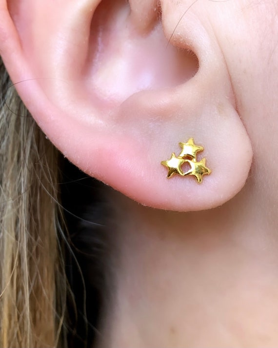 ピアス Mini Star Stud Earrings #7205_(10K Gold) ピアス Mini Star Stud Earrings #7205_(10K Gold) Mini Star