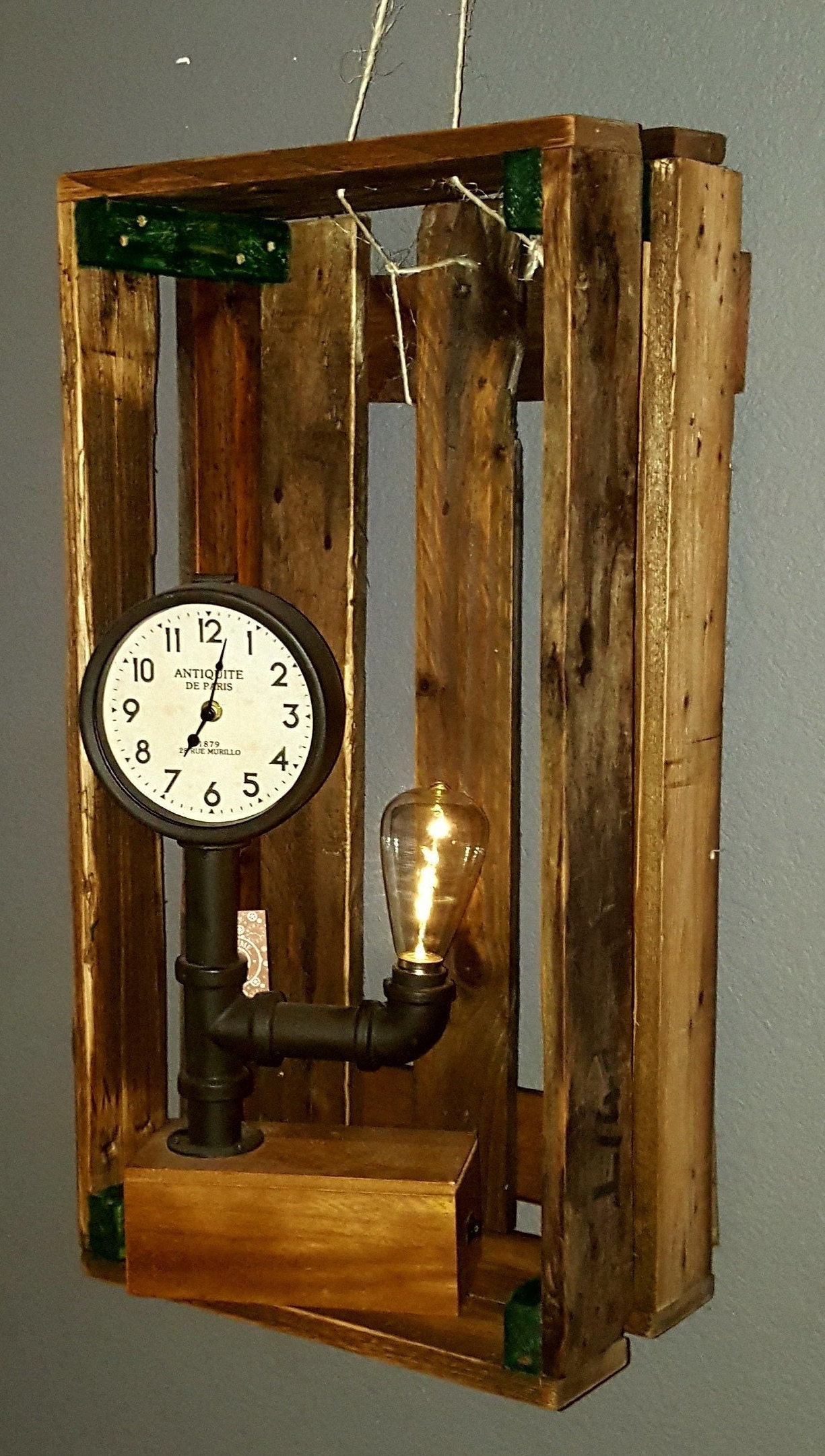 Caja de huerto de madera rústica | Etsy