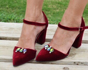 burgundy wedding shoes uk