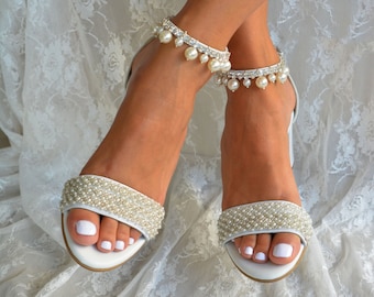 Block heel wedding shoes, Bridal heels, Rhinestone-embellished Bridal shoes, Wedding sandals, Bridal sandals ''Dione''