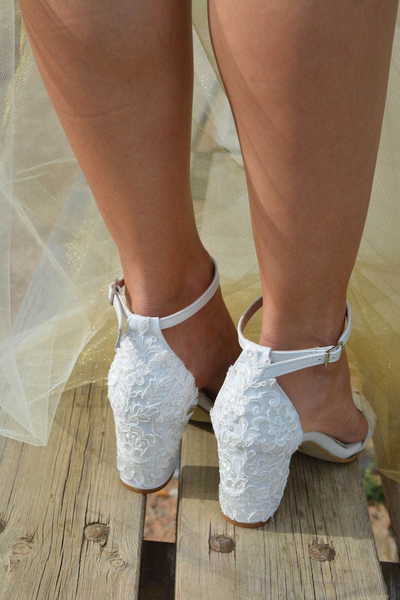 block heel sandals wedding