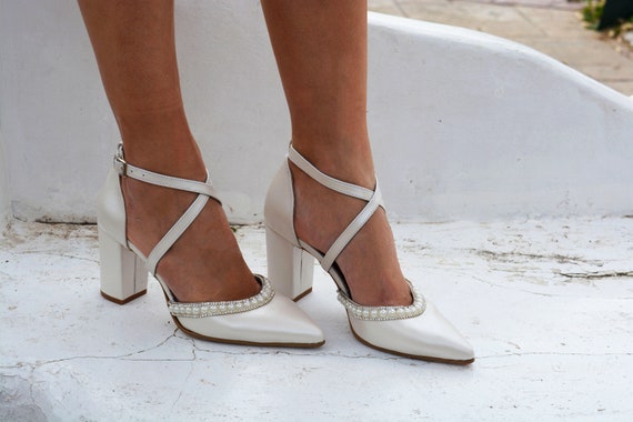 Buy Cream Heeled Sandals for Women by Outryt Online | Ajio.com