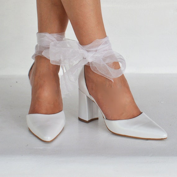 Leather bridal shoes sale