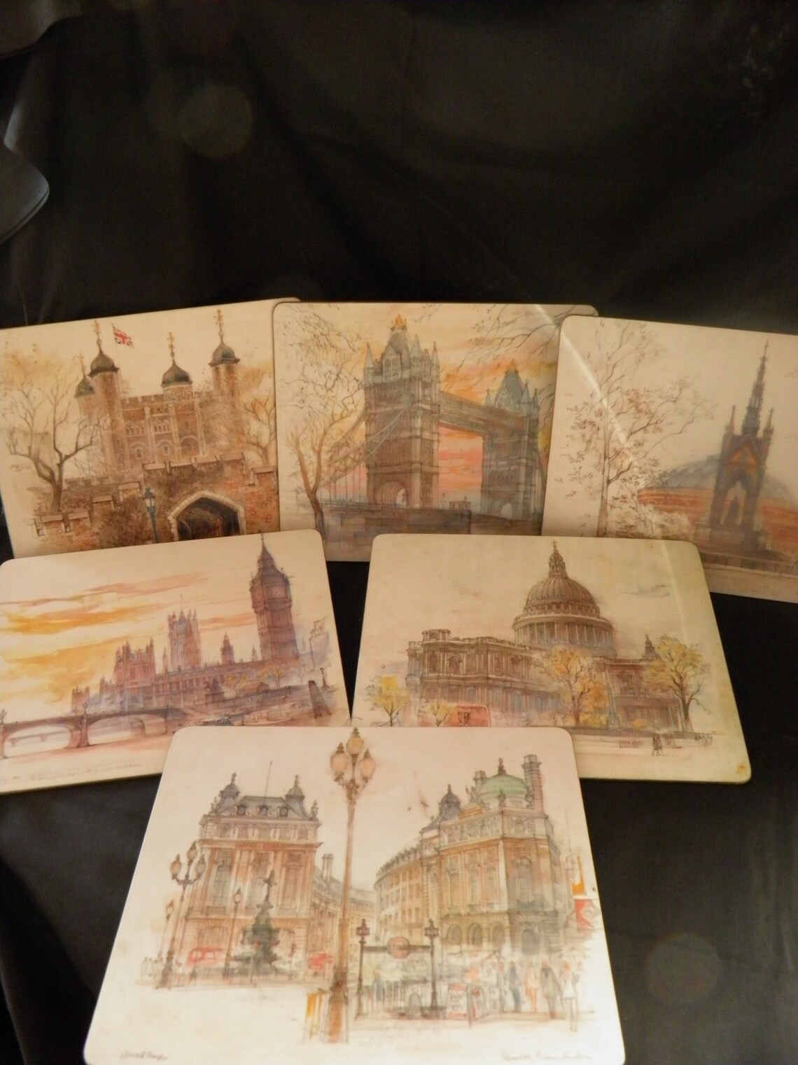 Lady Clare placemats vintage Etsy