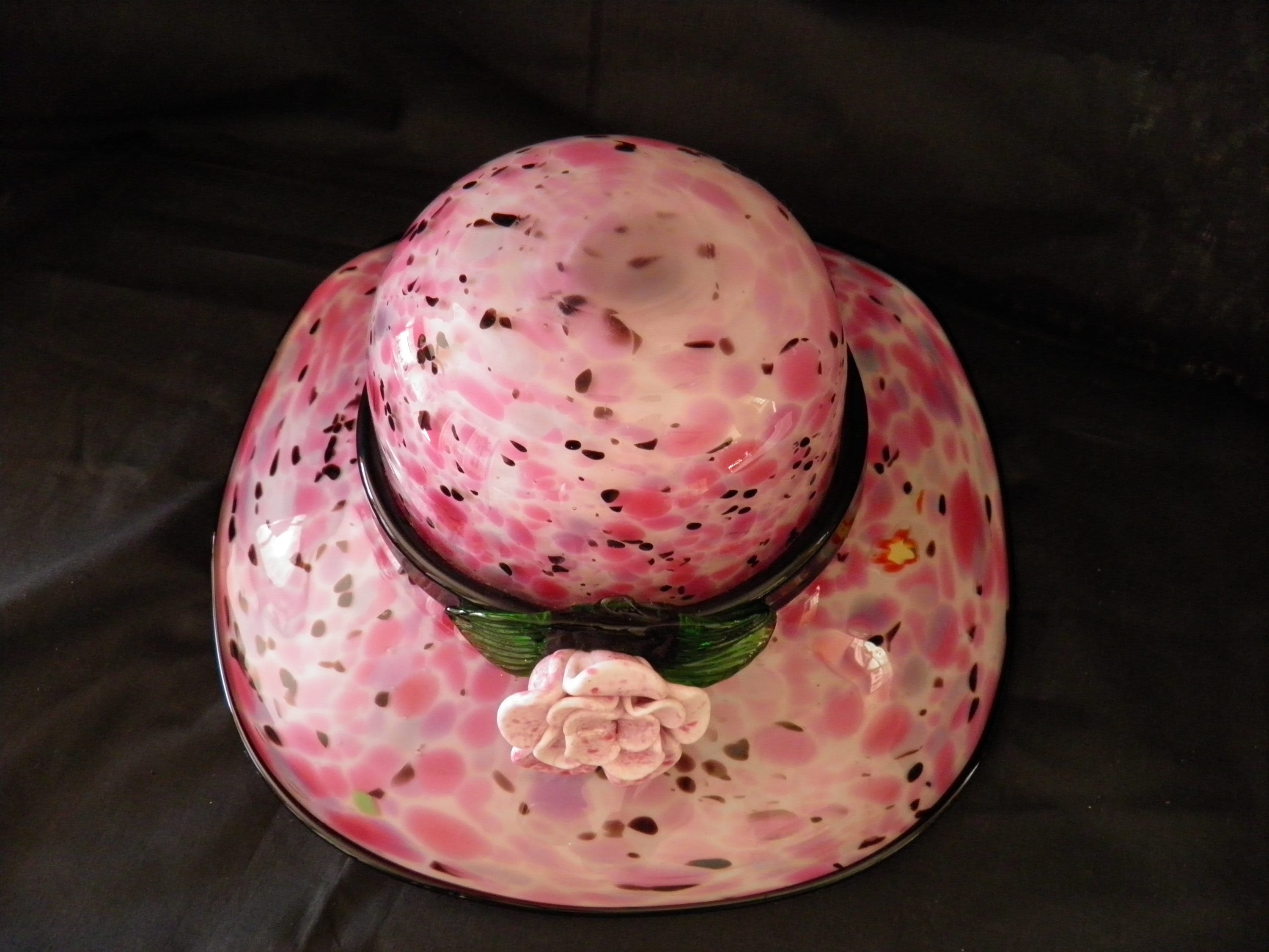 Stunning Murano glass hat vase Etsy