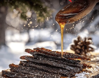 Wild Canadian Smoked Salmon Jerky – Maple Flavor | Sweet & Savory Gourmet Snack | Wild-Caught Salmon | High Protein Canadian Treat 2 Pack