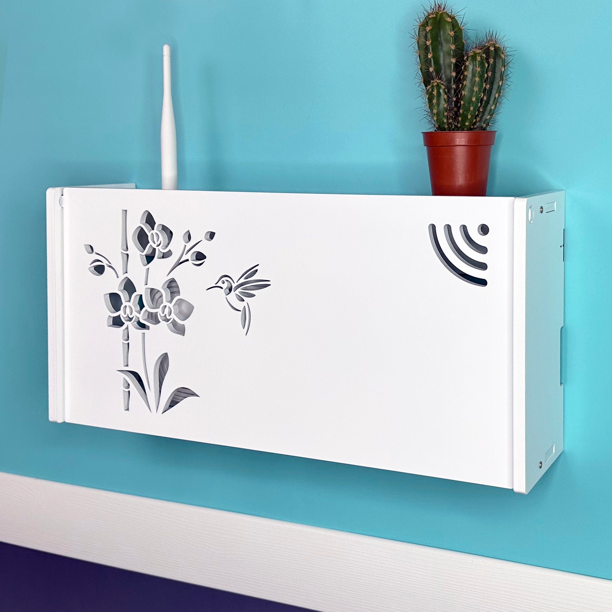 Wifi router storage box -  France