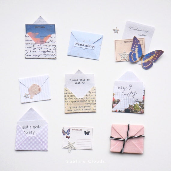 Mini Snail Mail Kit Digital Download Printable Letter Writing Etsy
