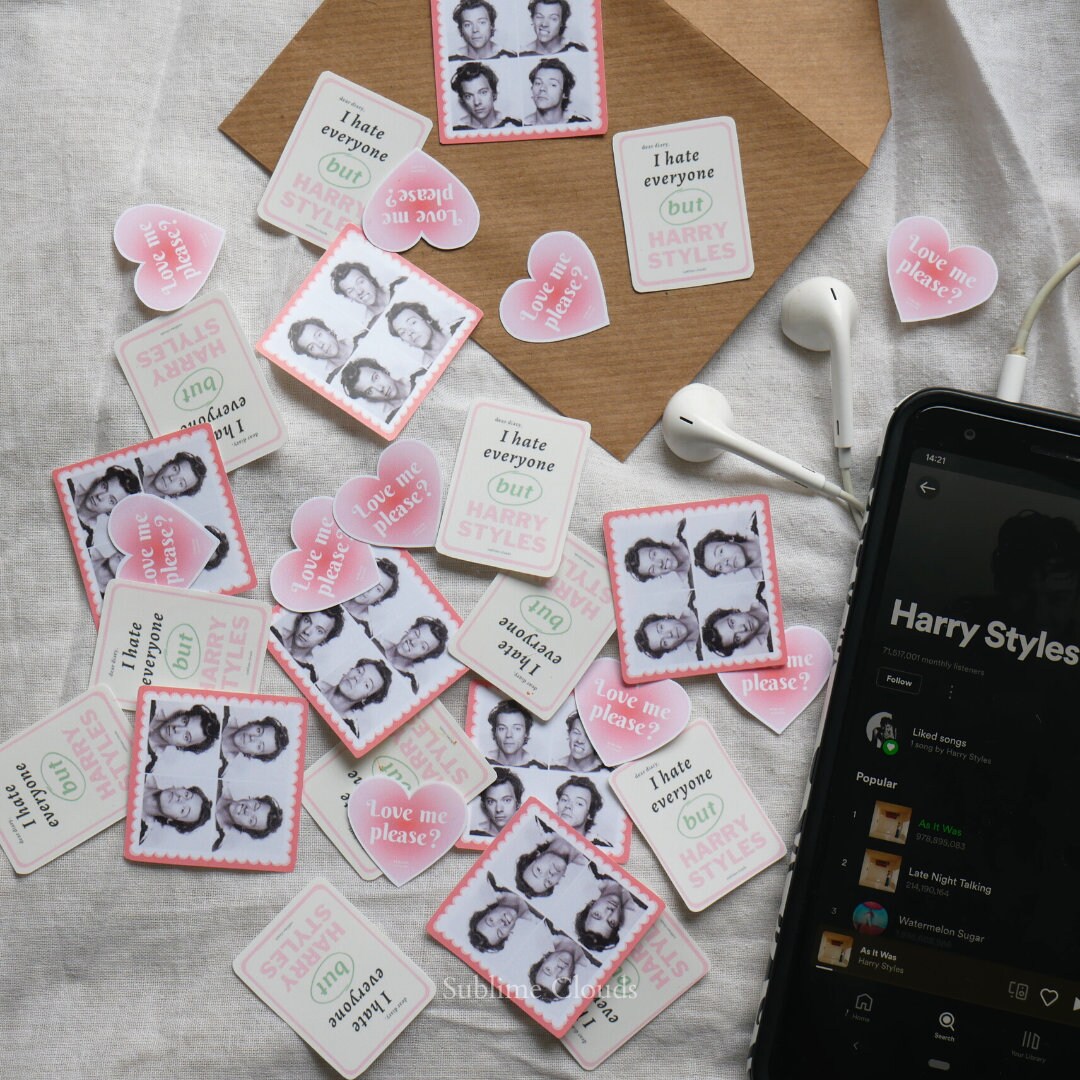 Harry Styles Laptop Stickers Harry Styles Merch Harry Styles Etsy UK