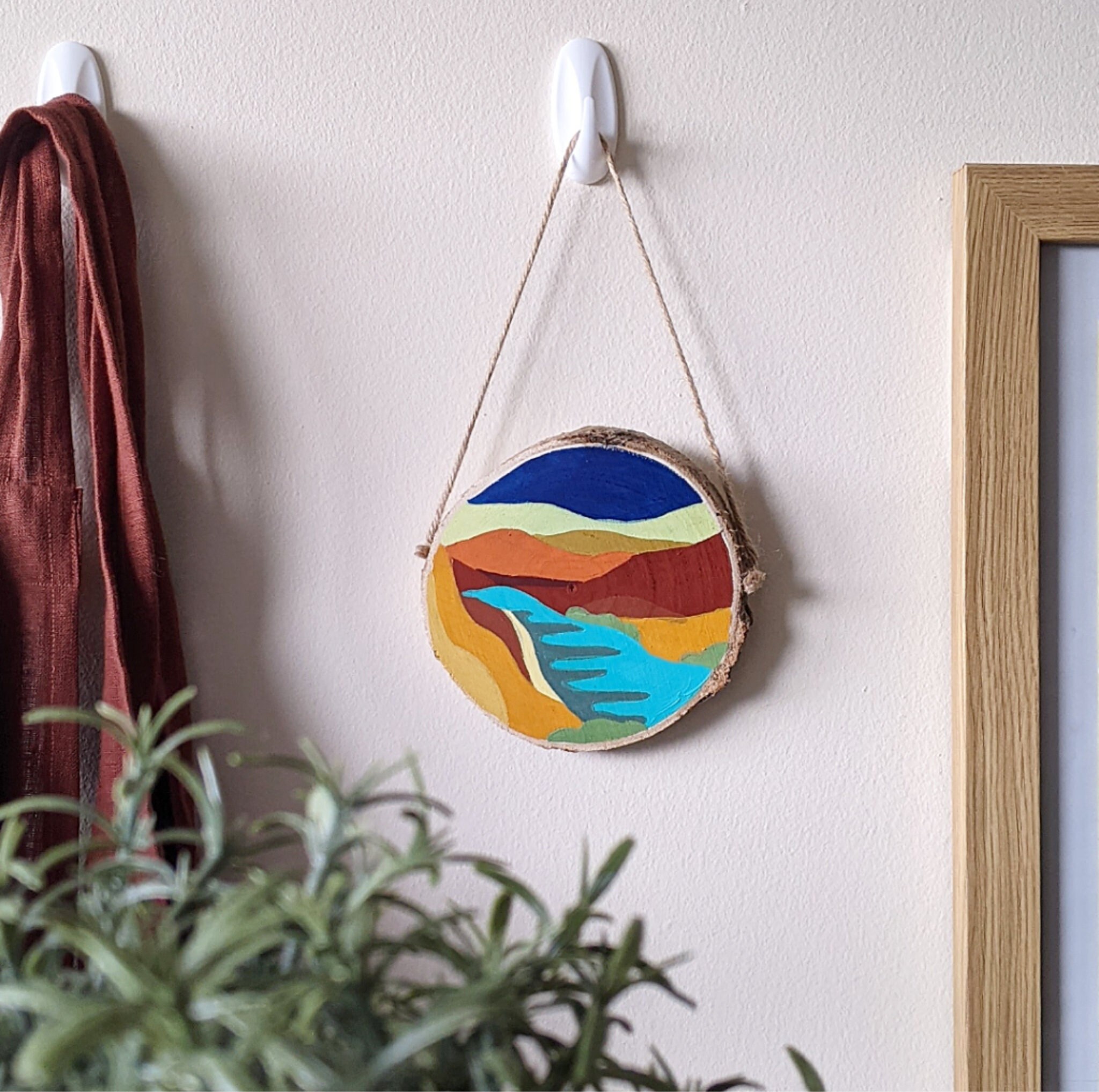 Hidden Lake, Painting On Wood, Ireland