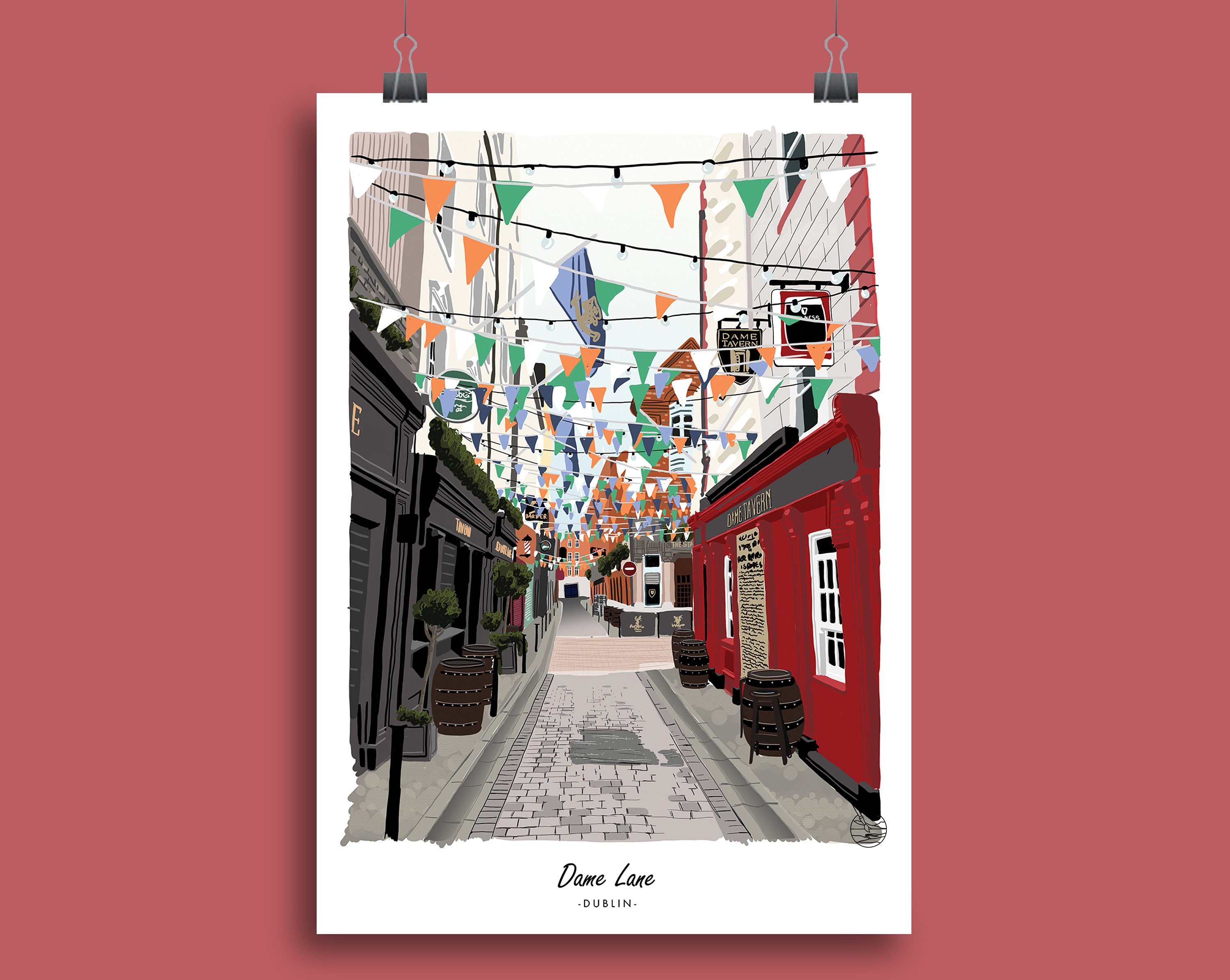 Dublin Print, Dame Lane