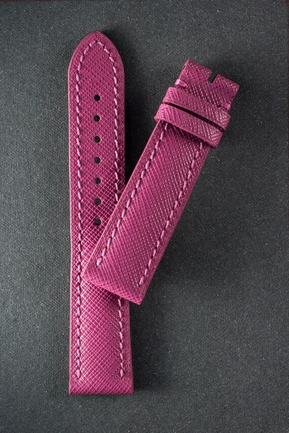 Leather watch strap Etsy