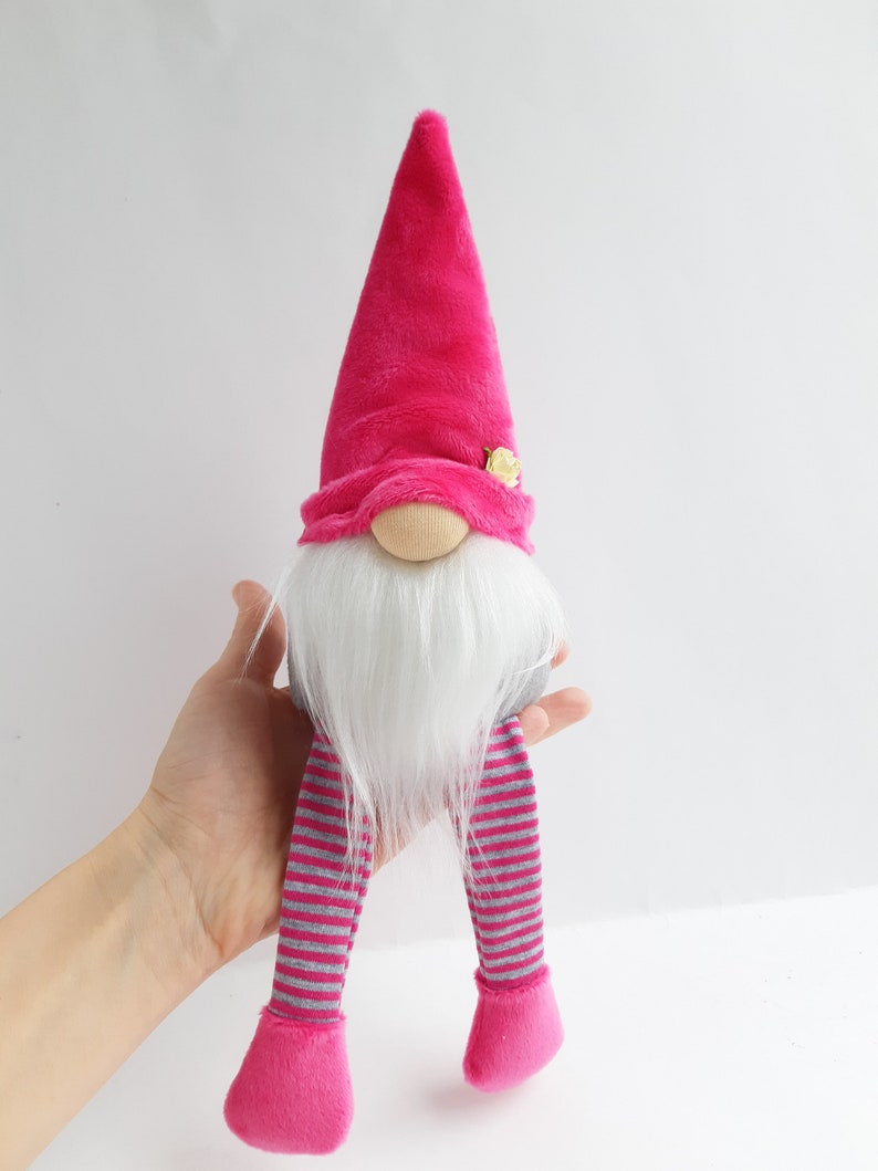Little gnome with long legs_ plush Tomte gift _ Scandinavian Etsy