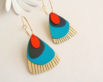 Marcello Western earrings in Oslo color