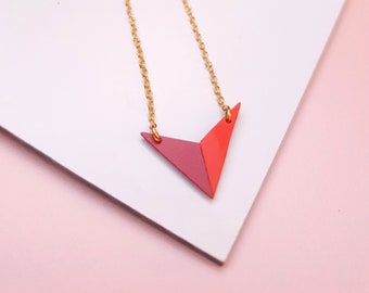 Collier Ziggy cerise