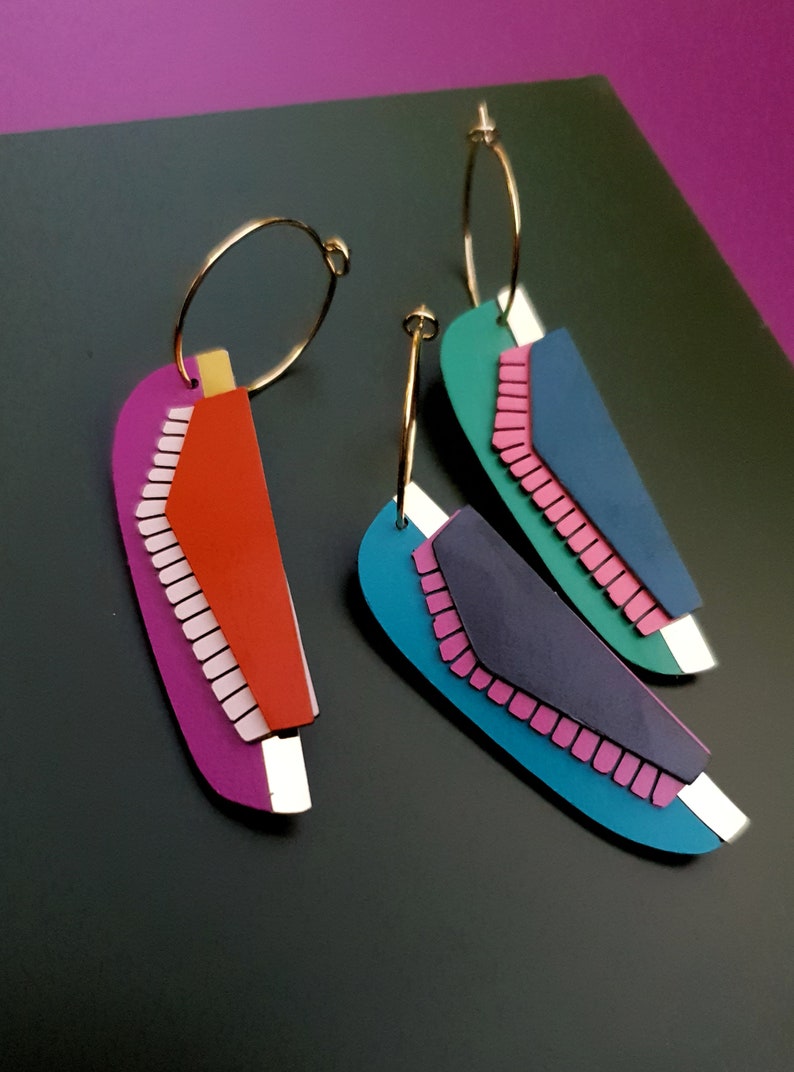 MOGADOR jungle color earrings image 3