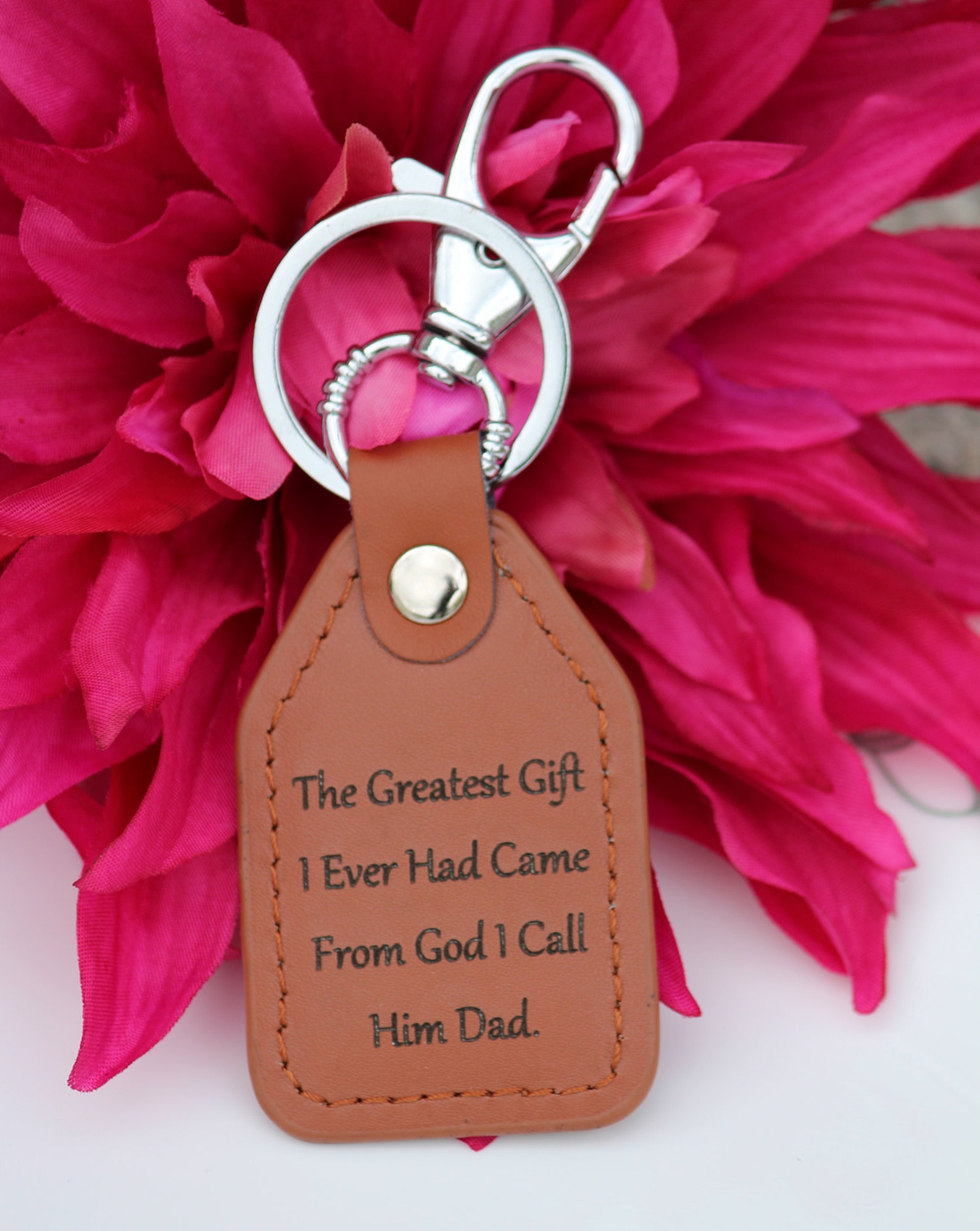 Custom Leather Photo Keychain Drive Safe Keychain Gift for Etsy