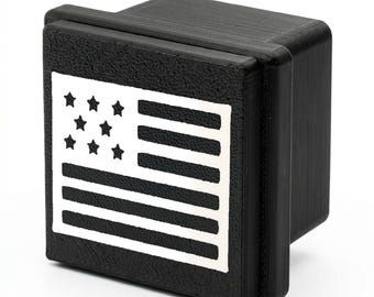 RV Screen Door Slider Knob – US Flag - Easy Grip Handle for Travel Trailers, Campers