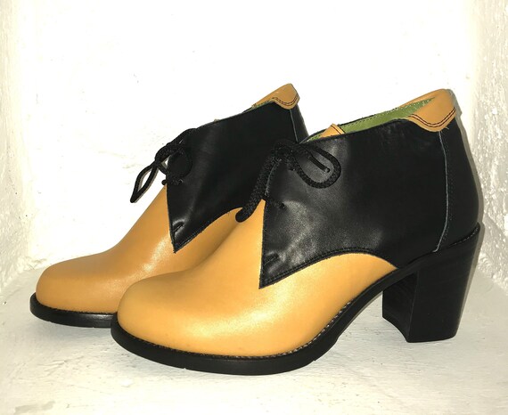 black italian leather boots