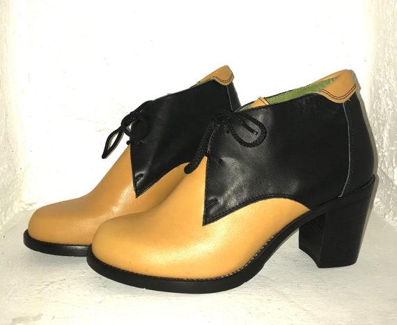 black italian leather boots