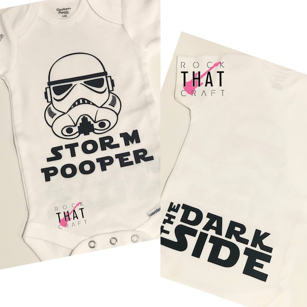 Storm Pooper | The Dark Side Baby Onesie