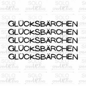 Rub On Glücksbärchen, E60, Aufkleber, schwarz weiß, Sticker RubOn, Schweinchen, Glücksbär, RubOns randlos, Bärchen, Glückbär, Bär, Glück