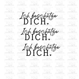 Rub On, Ich beschütze DICH, E017, Aufkleber, schwarz weiß, Sticker RubOn Schriftzug Rubbelsticker, Klötzchen, Raysin, Schutzengel, Engel