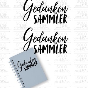 Rub On Gedanken Sammler E141, Aufkleber, Notizbuch,  schwarz weiß, Sticker RubOn, RubOns randlos, Notizen, Glas, Gedanken sammeln