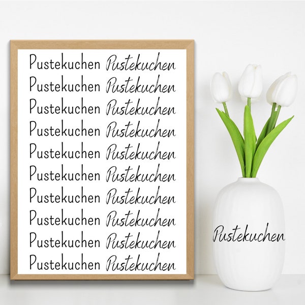 Rub Ons - Pustekuchen - 07 - randlose Rubons Sticker, A5 Aufkleber Puste Kuchen Geburtstagskuchen Sticker für Raysin, Keraflott, Holz, Glas