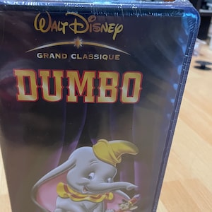 Dumbo Walt Disney zapieczętowana kaseta VHS 2001, wydanie francuskie