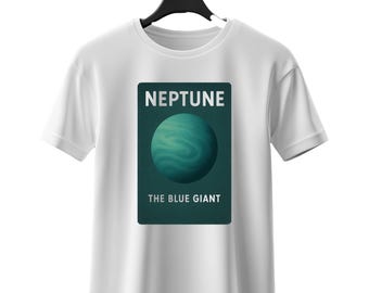 Neptune The Blue Giant T-Shirt | Planetary Astronomy Tee