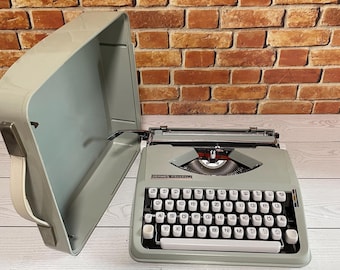 アンティーク 1945 エルメス ベビー タイプライター、グレー、メタル