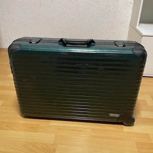 Rimowa vintage green suitcase 1970-90s W. Germany - medium
