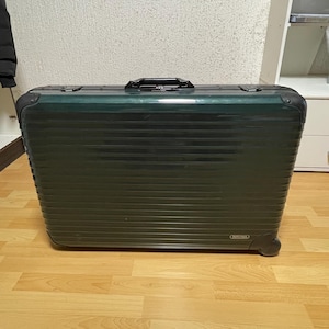 Rimowa vintage green suitcase 1970-90s W. Germany - big one
