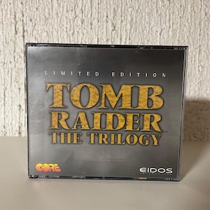 2000 トゥームレイダー トリロジー 限定版 PC ゲーム 3 個 + ドイツ語の説明書
