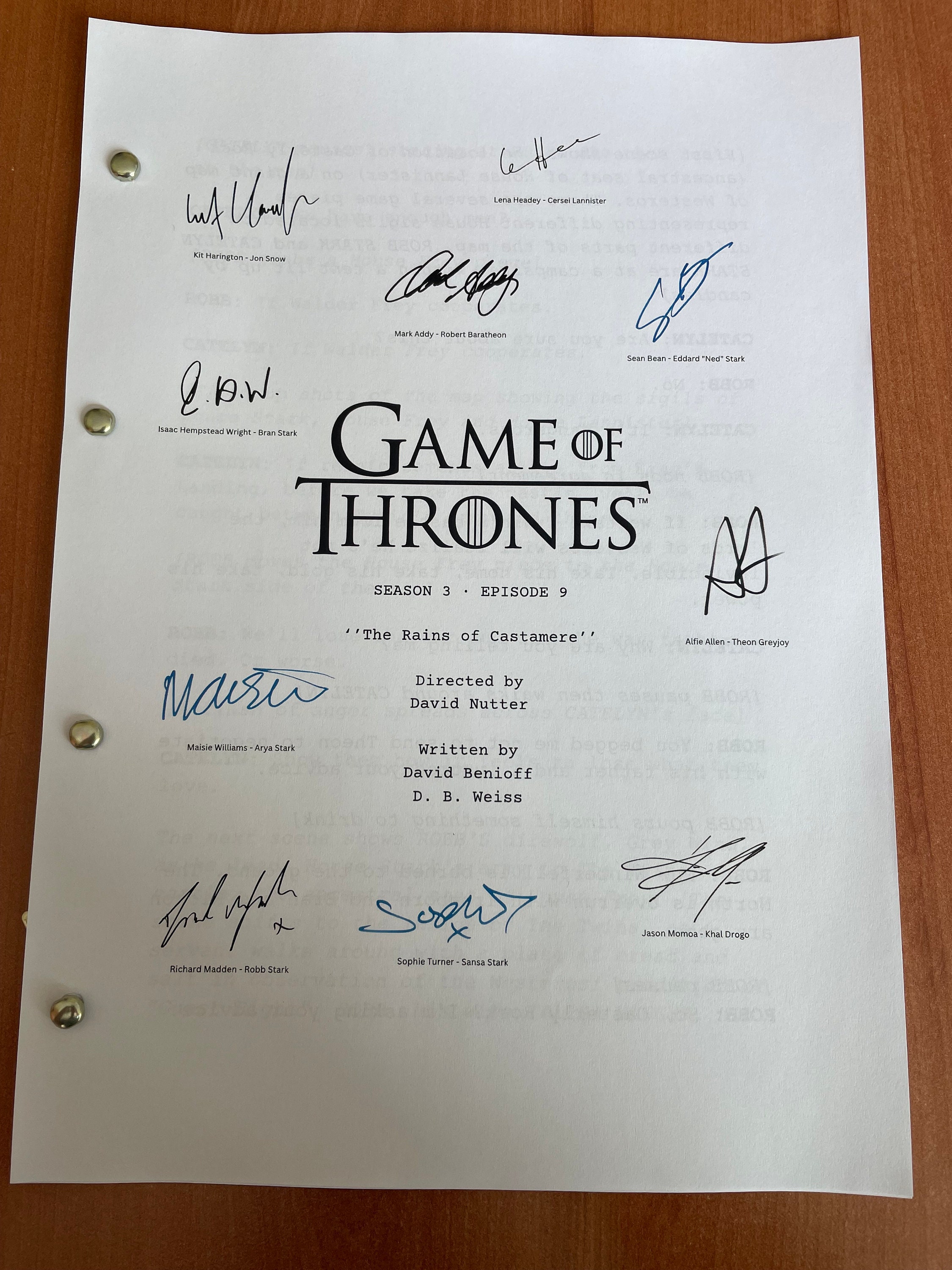 Maisie Williams 直筆サインカード ゲーム・オブ・スローンズ 【公式通販】