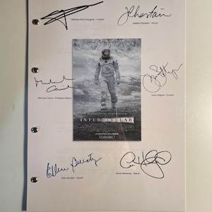Interstellar Movie Script Gift for Film Buffs Gift for Movie Lovers Memorabilia Movie Gift for Him Gift Idea Gift for Film