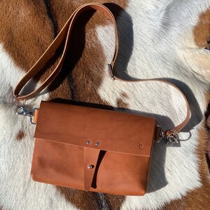 Genuine leather fanny pack hipster