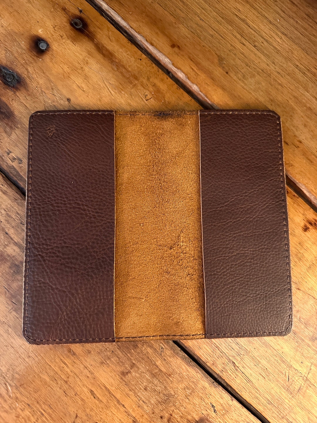 Daytimer Calendar Genuine Leather Cover Case With Optional Leather Flap