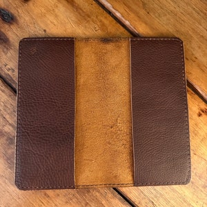 Daytimer Calendar Genuine Leather Cover Case with optional leather flap and/or bookmark