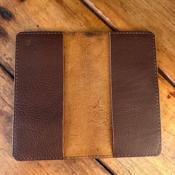 Leather Book Cover Etsy