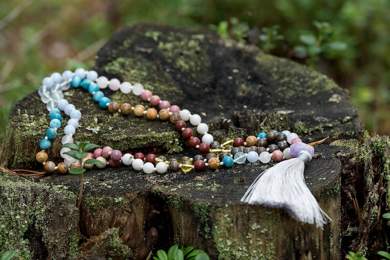Therapy Meditation Mala CONSTANT MOVEMENT Mala Yoga Beaded Necklase Mala Necklace