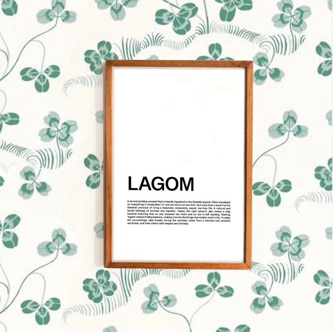 LAGOM Printable - Etsy