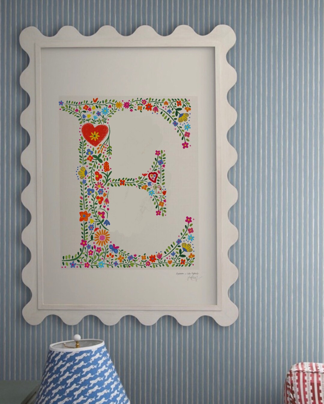 Flower Letters - Printable - Etsy