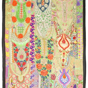 Vintage Wall Hanging Embroidery Wall Art Home Style Living Room Decor, Ethnic Vintage Banjara Tapestry, Tribal Patchwork Tapestry
