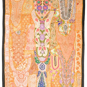 Vintage Wall Hanging Embroidery Wall Art Home Style Living Room Decor, Ethnic Vintage Banjara Tapestry, Tribal Patchwork Tapestry
