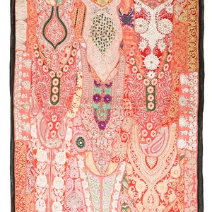 Vintage Wall Hanging Embroidery Wall Art Home Style Living Room Decor, Ethnic Vintage Banjara Tapestry, Tribal Patchwork Tapestry