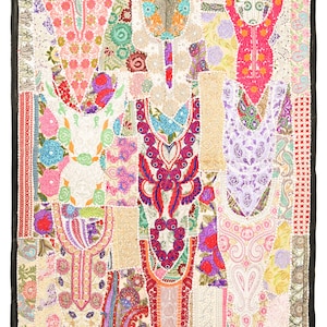 Vintage Wall Hanging Embroidery Wall Art Home Style Living Room Decor, Ethnic Vintage Banjara Tapestry, Tribal Patchwork Tapestry